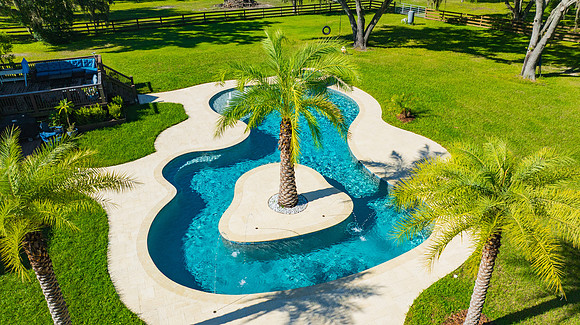 Larsen's Pool Neaves Pool & Spa Day Aerial-3