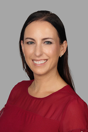 Jenn Smith Hilton Headshot Gray