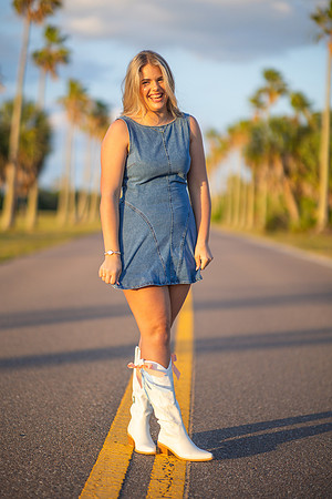 Bailey Long Senior Portraits Fort Desoto-41