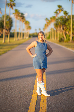 Bailey Long Senior Portraits Fort Desoto-43