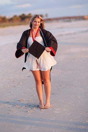 Bailey Long Senior Portraits Fort Desoto-58