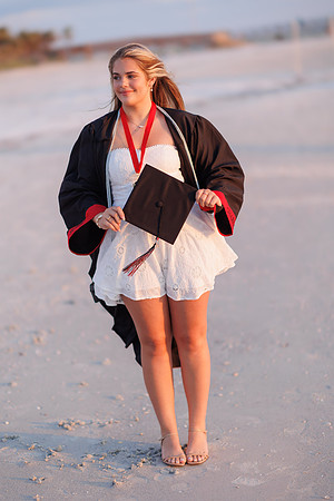 Bailey Long Senior Portraits Fort Desoto-59