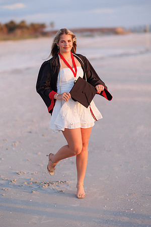 Bailey Long Senior Portraits Fort Desoto-60