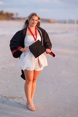 Bailey Long Senior Portraits Fort Desoto-62