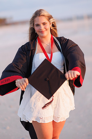 Bailey Long Senior Portraits Fort Desoto-64