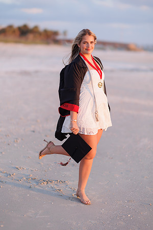 Bailey Long Senior Portraits Fort Desoto-67