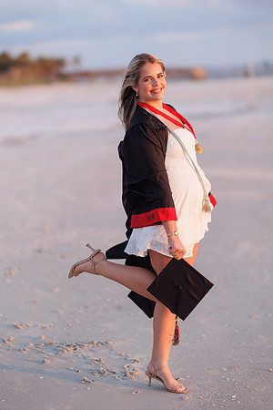 Bailey Long Senior Portraits Fort Desoto-68