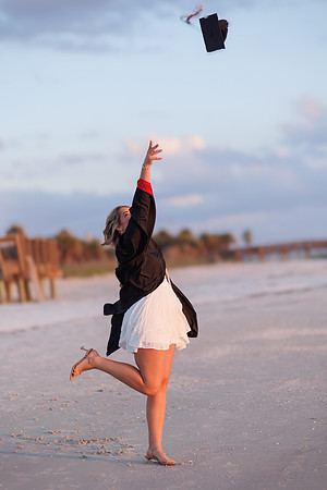 Bailey Long Senior Portraits Fort Desoto-70