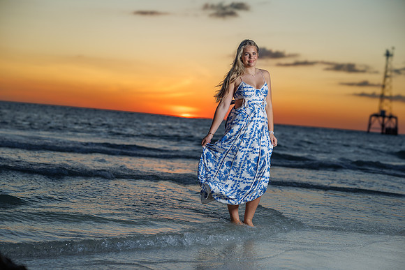 Bailey Long Senior Portraits Fort Desoto-78