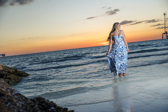 Bailey Long Senior Portraits Fort Desoto-79