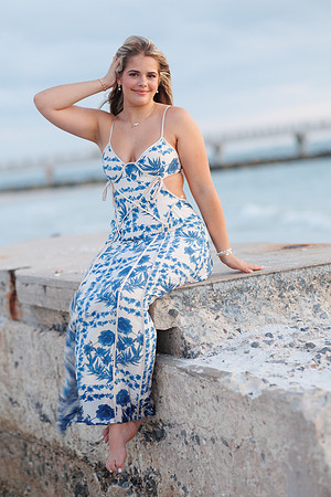 Bailey Long Senior Portraits Fort Desoto-90