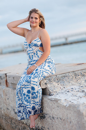 Bailey Long Senior Portraits Fort Desoto-91