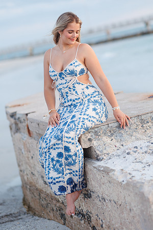 Bailey Long Senior Portraits Fort Desoto-93