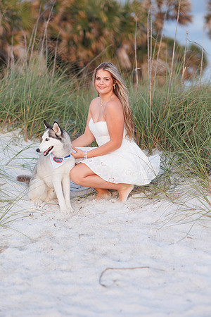 Bailey Long Senior Portraits Fort Desoto-95