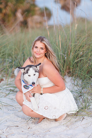 Bailey Long Senior Portraits Fort Desoto-97