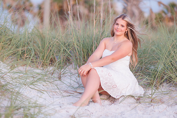 Bailey Long Senior Portraits Fort Desoto-103