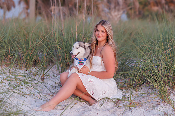 Bailey Long Senior Portraits Fort Desoto-101
