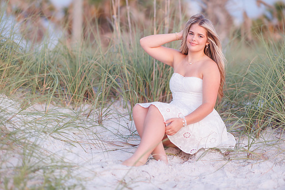 Bailey Long Senior Portraits Fort Desoto-104