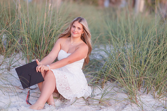 Bailey Long Senior Portraits Fort Desoto-106