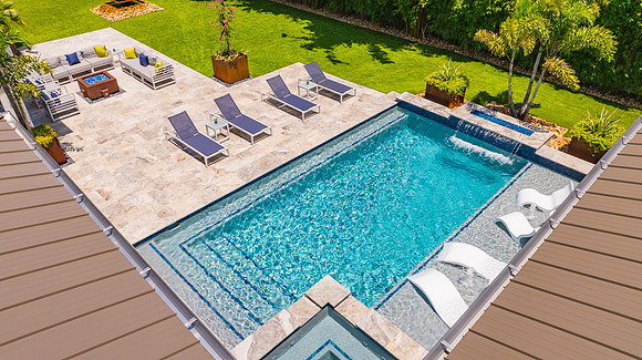 Larsen's Pool Palermo Tampa Aerial-8